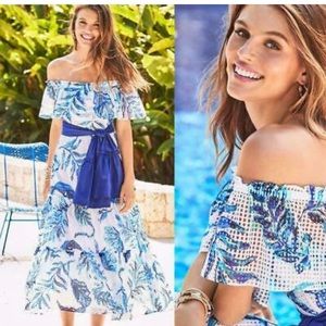Lilly Pulitzer Sona Off The Shoulder Maxi Dress